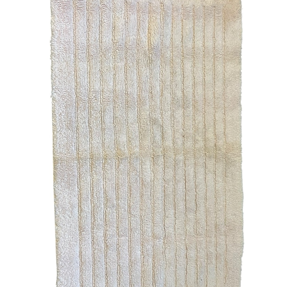 Ralph Lauren Light Blush Pink Textured Bath Mat 100% Cotton